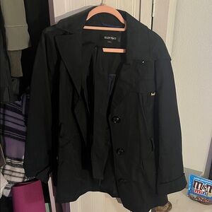 Ellen Tracy - Black Trench Coat new not used womens fit